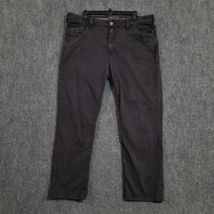 34 Heritage Pants Mens 38x34 (Fits38x28)‎ Blue Charisma Stretch Straight Leg
